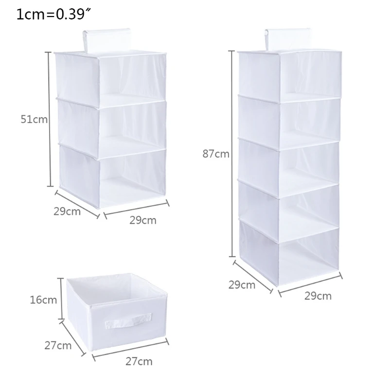 1/3/5-Shelf Hanging Closet Organizer Oxford Cloth Foldable Underwear Storage Rack Clothes Handbag
1/3/5-Shelf Hanging Closet Organizer Oxford Cloth Foldable Underwear Storage Rack Clothes Handbag