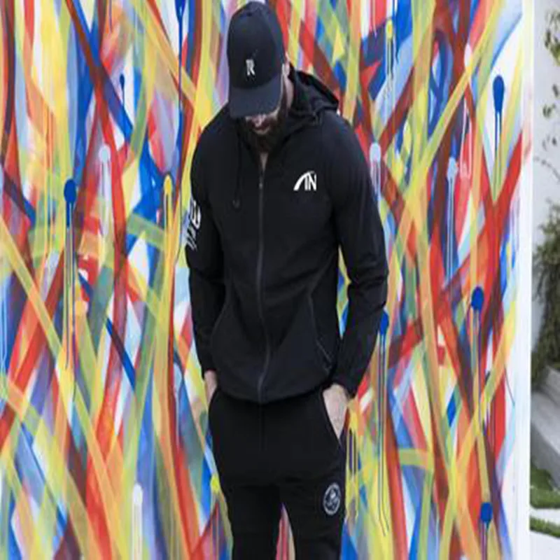 European and American fashion brand long-sleeved sports and leisure men's cardigan hooded fitness jacket clothing sweater
European and American fashion brand long-sleeved sports and leisure men's cardigan hooded fitness jacket clothing sweater
