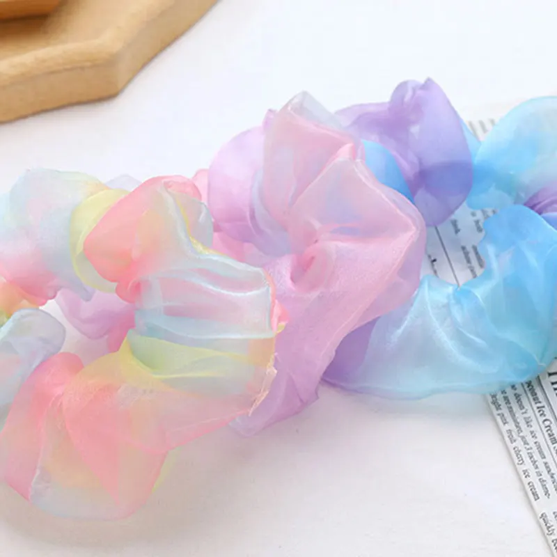 Headwear Organza Patchwork Hair Scrunchie Hair Ring Ties For Girls Ponytail Holders Hair Bands Elastic Hairband Hair Accessories 
Headwear Organza Patchwork Hair Scrunchie Hair Ring Ties For Girls Ponytail Holders Hair Bands Elastic Hairband Hair Accessories