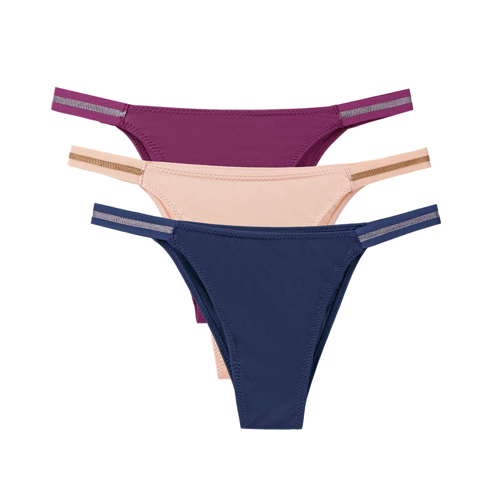 3PCS G-string Panties Cotton Women's Underwear Sexy Panties Female Underpants Thong Solid Color Pantys Lingerie Low-Rise Design
3PCS G-string Panties Cotton Women's Underwear Sexy Panties Female Underpants Thong Solid Color Pantys Lingerie Low-Rise Design