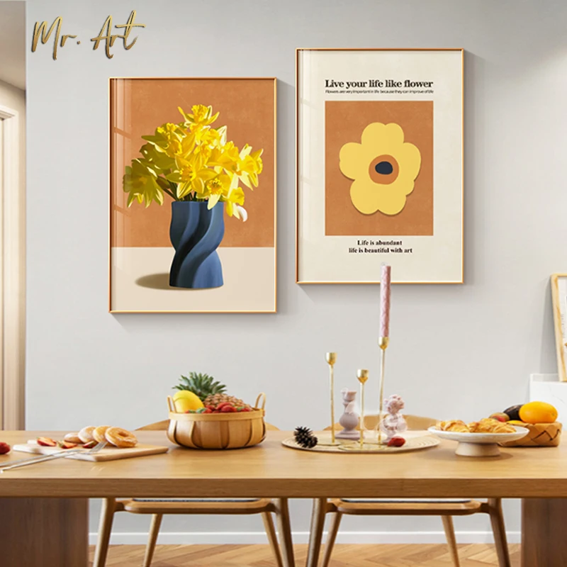 Yellow Flowers Canvas Poster Print Still Life Painting Modern Home Decor Nordic Wall Art Pictures Living Room Decoration Picture
Yellow Flowers Canvas Poster Print Still Life Painting Modern Home Decor Nordic Wall Art Pictures Living Room Decoration Picture