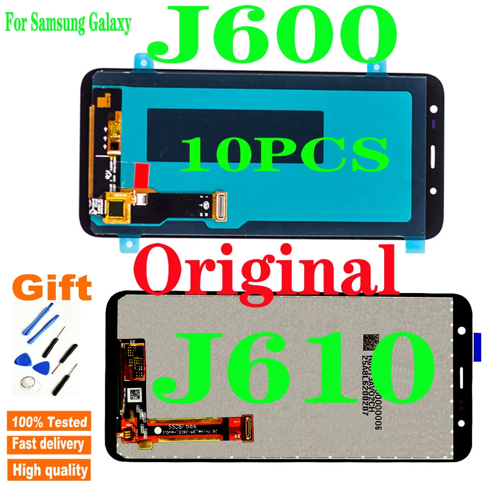 10 шт. ЖК-дисплей для Samsung Galaxy J6 плюс 2018 J610 SM-J610F ЖК-дисплей для J6 2018 J600 J600F J600Y ЖК-дисплей с сенсорным экраном в сборе
10 шт. ЖК-дисплей для Samsung Galaxy J6 плюс 2018 J610 SM-J610F ЖК-дисплей для J6 2018 J600 J600F J600Y ЖК-дисплей с сенсорным экраном в сборе