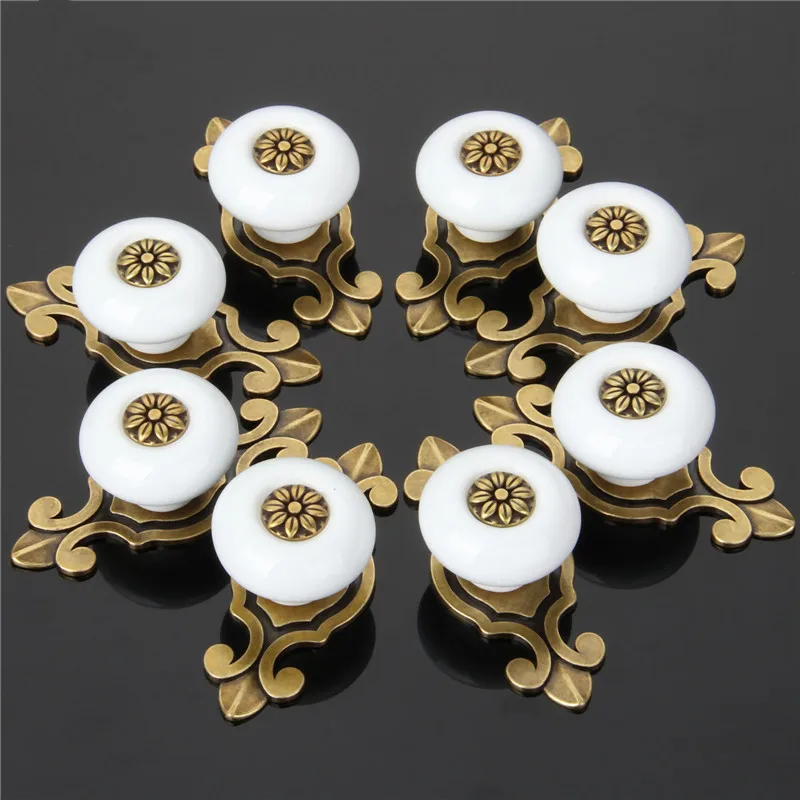 8pcs Vintage Ceramic Door Knob Wardrobe Cabinet Drawer Pull Kitchen Handle Cupboard Hot!
8pcs Vintage Ceramic Door Knob Wardrobe Cabinet Drawer Pull Kitchen Handle Cupboard Hot!