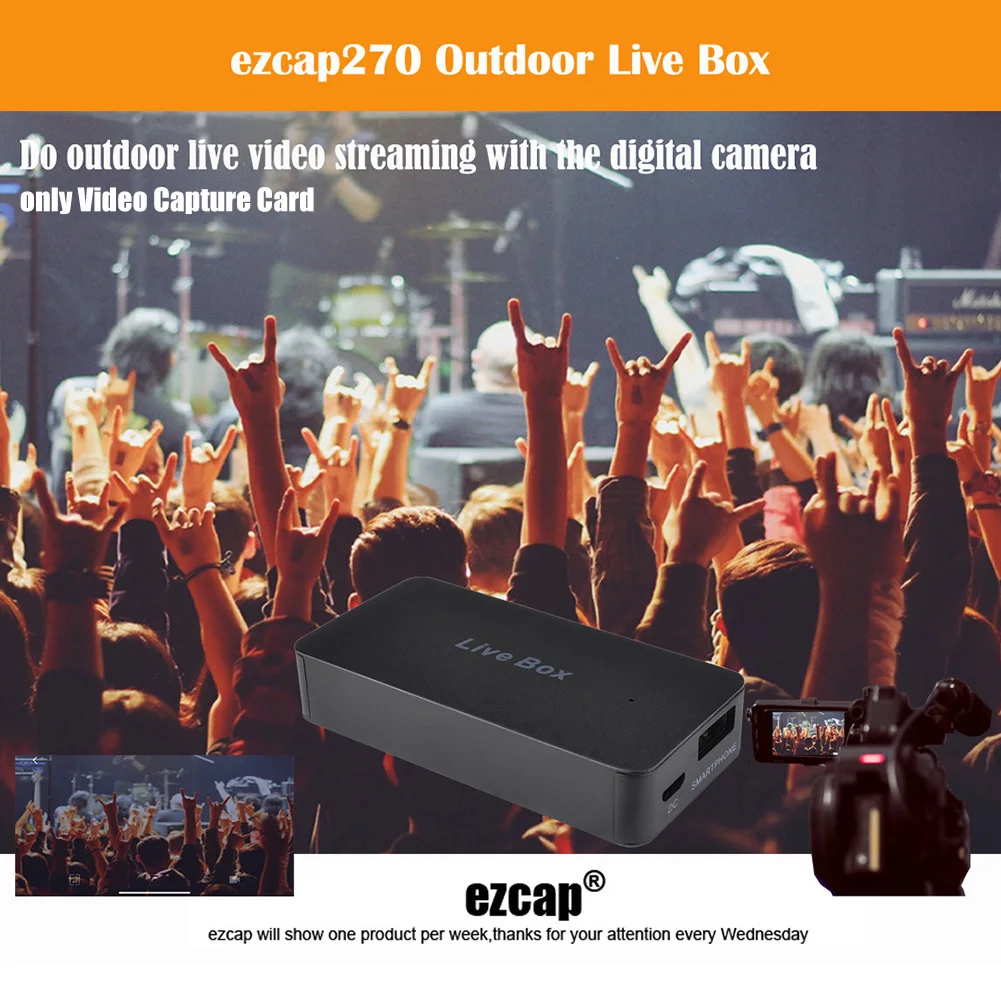 Broadcast USB 2.0 Video Card Outdoor 1080p60 Aluminum Alloy Grabber Game Portable Conferencing For IOS For Android 
Broadcast USB 2.0 Video Card Outdoor 1080p60 Aluminum Alloy Grabber Game Portable Conferencing For IOS For Android