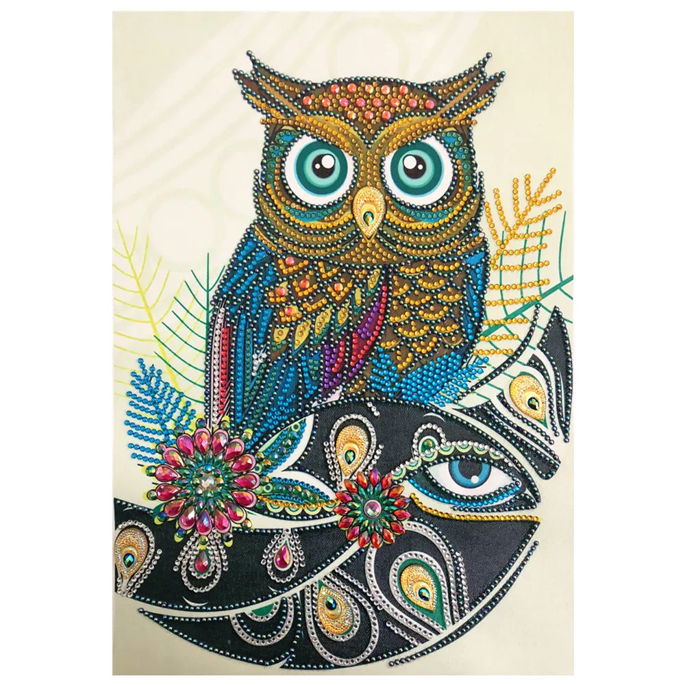 5D DIY diamond painting animal owl shaped diamond cross stitch embroidery part diamond home decoration gift
5D DIY diamond painting animal owl shaped diamond cross stitch embroidery part diamond home decoration gift
