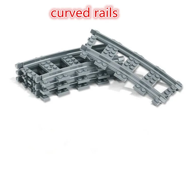 New City series the curved rails Model Building Blocks set Compatible 4520 Classic train Tracks education Toys 
New City series the curved rails Model Building Blocks set Compatible 4520 Classic train Tracks education Toys