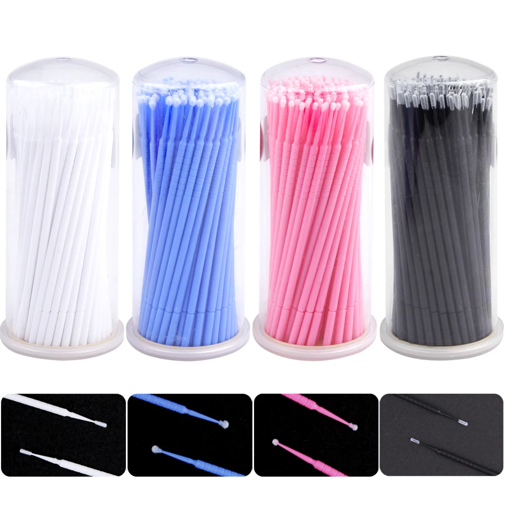 100PCS/Lot Eyelash Brushes Disposable Microbrush Eyelashes Micro Cotton Swab Individual Eyebrow Sticks Eyelashes Applicator
100PCS/Lot Eyelash Brushes Disposable Microbrush Eyelashes Micro Cotton Swab Individual Eyebrow Sticks Eyelashes Applicator