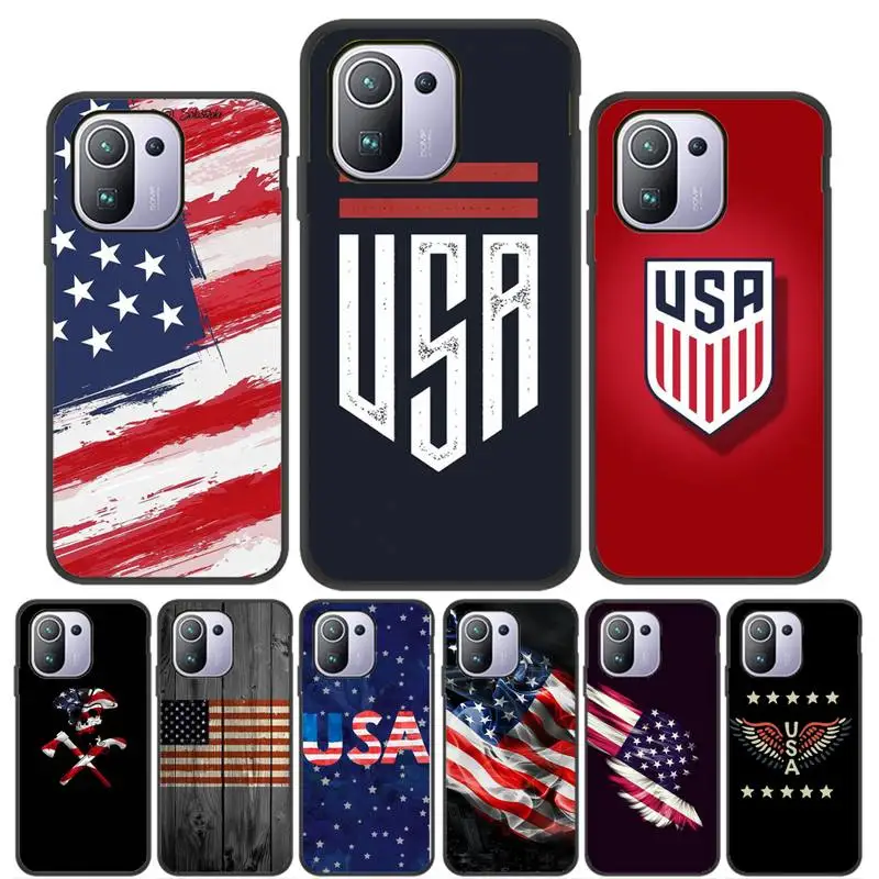 America USA Flag Phone Case For Xiaomi Redmi 8A 9 K30 Pro 9A Note 8T Note 8 9 Pro TPU Soft Silicone Black Cover
America USA Flag Phone Case For Xiaomi Redmi 8A 9 K30 Pro 9A Note 8T Note 8 9 Pro TPU Soft Silicone Black Cover