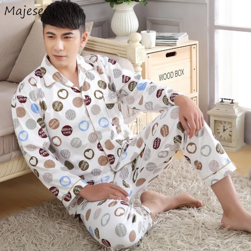 Pajamas Sets Men Plus Size 3XL Loose Long Sleeve Plaid Leisure Mens Korean Style Sleepwear Fashion Homewear All-match Pyjamas
Pajamas Sets Men Plus Size 3XL Loose Long Sleeve Plaid Leisure Mens Korean Style Sleepwear Fashion Homewear All-match Pyjamas