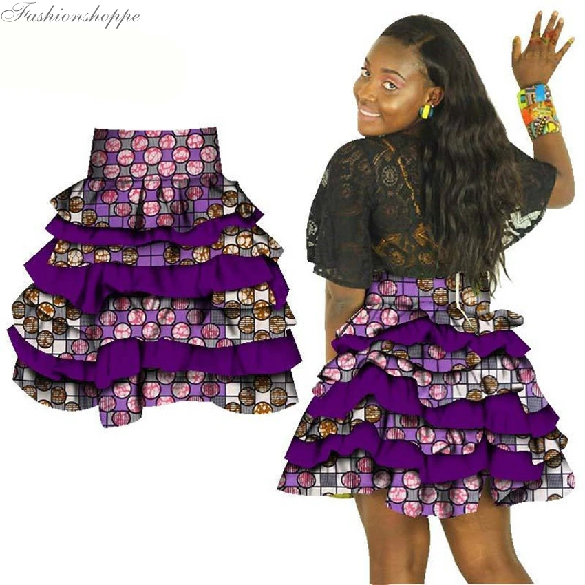 African Women Clothes Ankara Skirt Fashion Print Traditional Clothies Dashiki | Тематическая одежда и униформа