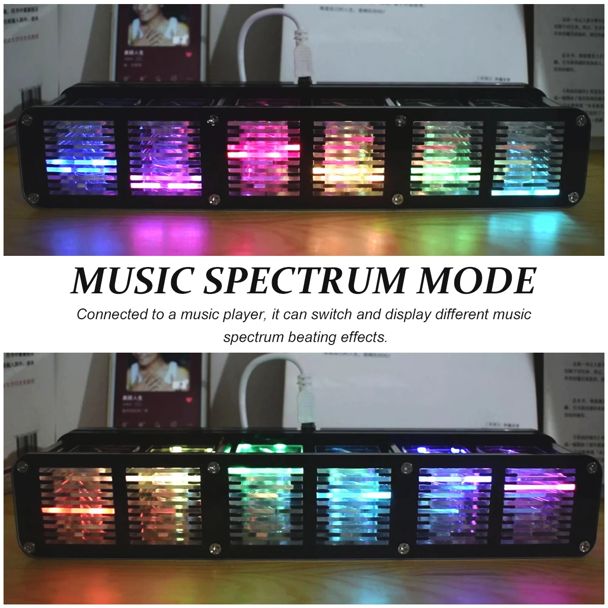 Digital LED Alarm Clock Kit Large Font 6-digit Display Electronic Clock Bulk Music Spectrum Display Clock Modulel DIY Clock
Digital LED Alarm Clock Kit Large Font 6-digit Display Electronic Clock Bulk Music Spectrum Display Clock Modulel DIY Clock