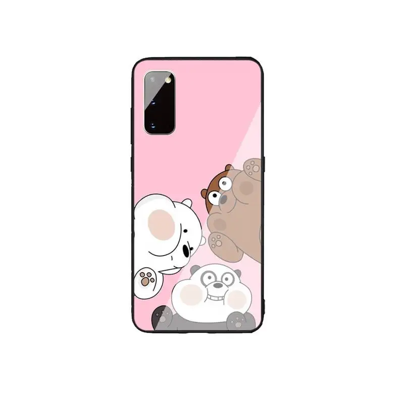cute ice bear we bear panda Phone Case Glass for Samsung Galaxy S20 Ultra S10 S9 S8 S7 Plus Edge S10 E lite Note Pro Cover
cute ice bear we bear panda Phone Case Glass for Samsung Galaxy S20 Ultra S10 S9 S8 S7 Plus Edge S10 E lite Note Pro Cover