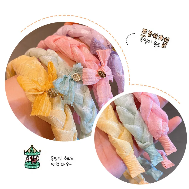 Yarn Braid Bow Children Hairband Girl Kid Women Headband Hair Hoop Sweet Fashion Hair Accessories Headwear 
Yarn Braid Bow Children Hairband Girl Kid Women Headband Hair Hoop Sweet Fashion Hair Accessories Headwear
