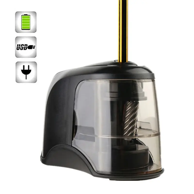 Electric Pencil Sharpener Best Heavy Duty Helical Steel Blade for artists Kids Adults Colored Pencils
Electric Pencil Sharpener Best Heavy Duty Helical Steel Blade for artists Kids Adults Colored Pencils