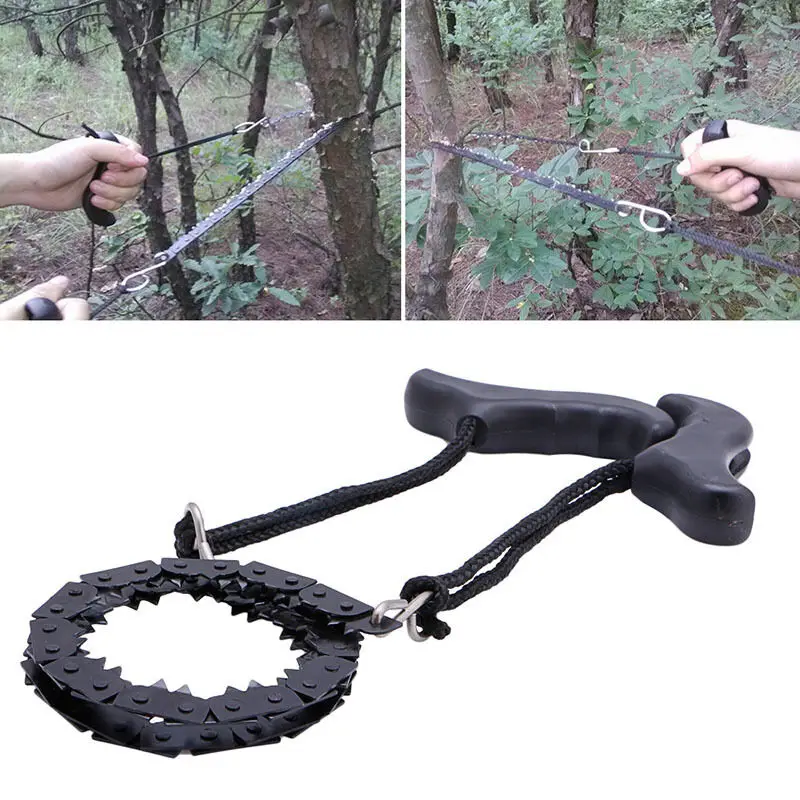 Woodworking Pocket Hand Chainsaw Heavy duty Manganese Survival Wire Saw Camp Hike Outdoor Hunt Fish Tool Cut Cutter Wood Forest
Woodworking Pocket Hand Chainsaw Heavy duty Manganese Survival Wire Saw Camp Hike Outdoor Hunt Fish Tool Cut Cutter Wood Forest