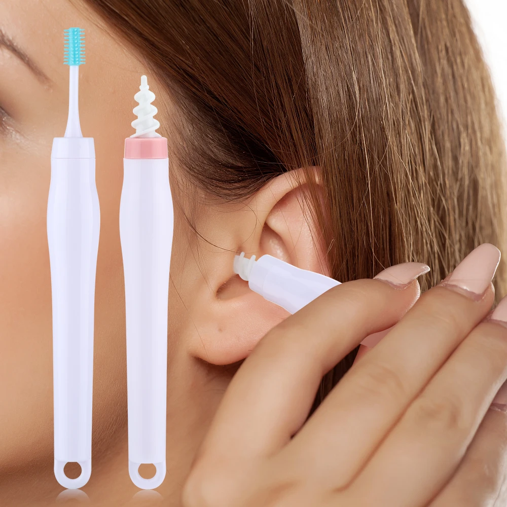 Ear Cleaner Spiral Head Earwax Remover Silicone Head 16 Soft Tips Replacement Earpick Replaceable Ear Irrigation Cleaning Tools
Ear Cleaner Spiral Head Earwax Remover Silicone Head 16 Soft Tips Replacement Earpick Replaceable Ear Irrigation Cleaning Tools