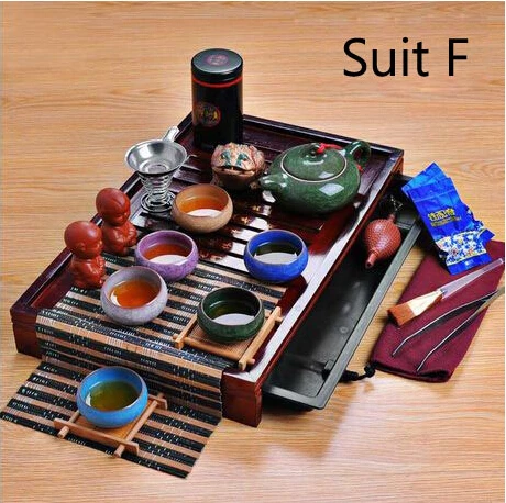 Hot Sale Yixing Ceramic Kung Fu Tea Set Solid Wood Tea Tray Teapot 27-piece Tea Suit Chinese Tea Ceremony
Hot Sale Yixing Ceramic Kung Fu Tea Set Solid Wood Tea Tray Teapot 27-piece Tea Suit Chinese Tea Ceremony