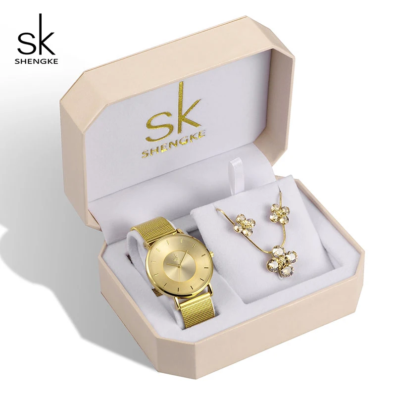 Shengke роскошные женские часы серьги ожерелье комплект лучший бренд SK женские часы кристалл комплект ювелирных изделий модные подарки Relogio ...
Shengke роскошные женские часы серьги ожерелье комплект лучший бренд SK женские часы кристалл комплект ювелирных изделий модные подарки Relogio ...