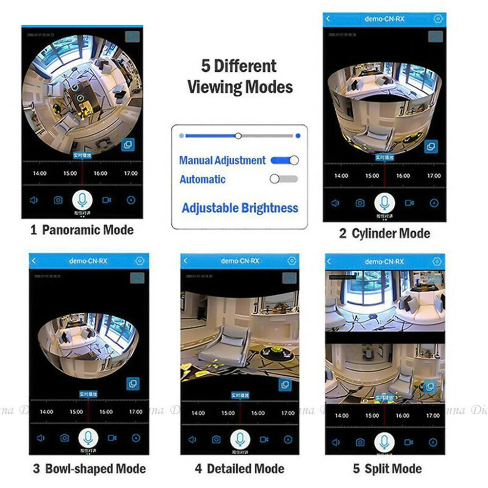 HD 1080P Wifi Panorama Camera Security Lamp 360 VR Panoramic Bulb CCTV Video Wireless IP Camera Surveillance Fisheye 2MP
HD 1080P Wifi Panorama Camera Security Lamp 360 VR Panoramic Bulb CCTV Video Wireless IP Camera Surveillance Fisheye 2MP