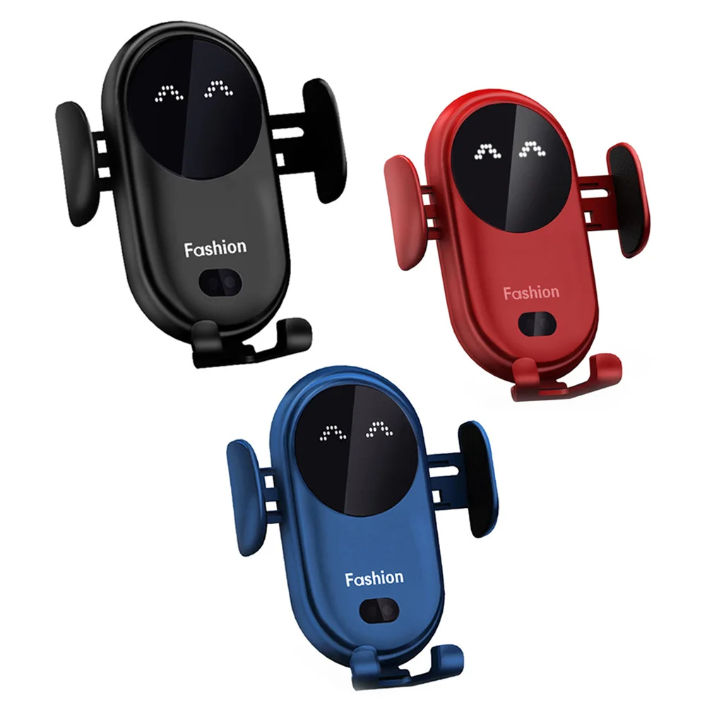 Car Wireless Charger Holder Wireless Charging Stand Charger Auto Infrared Sensor LED Magnetic Charging For IPhone Samsung Xiaomi
Car Wireless Charger Holder Wireless Charging Stand Charger Auto Infrared Sensor LED Magnetic Charging For IPhone Samsung Xiaomi