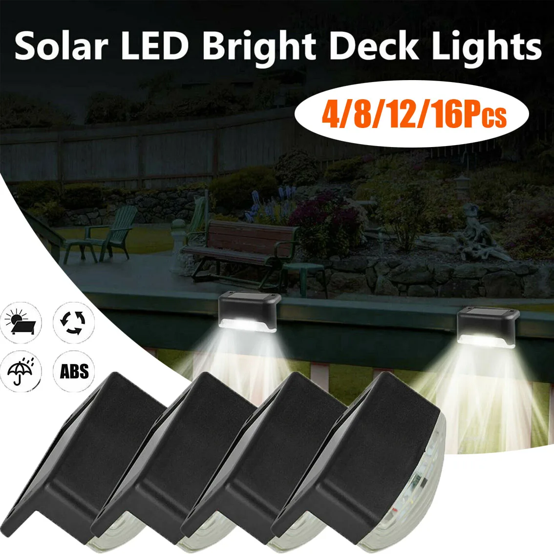 Светодиодные лампы на солнечной батарее для лестниц, водонепроницаемые Уличные светильники для сада, дорожек, двора, патио, лестницы, ступе...
Светодиодные лампы на солнечной батарее для лестниц, водонепроницаемые Уличные светильники для сада, дорожек, двора, патио, лестницы, ступе...