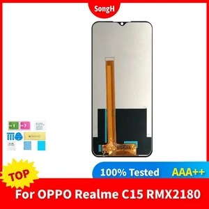 6.5Original For Realme C15 RMX2180 LCD Display Touch Screen with Frame
Replacement for OPPO Realme C15 LCD Screen
