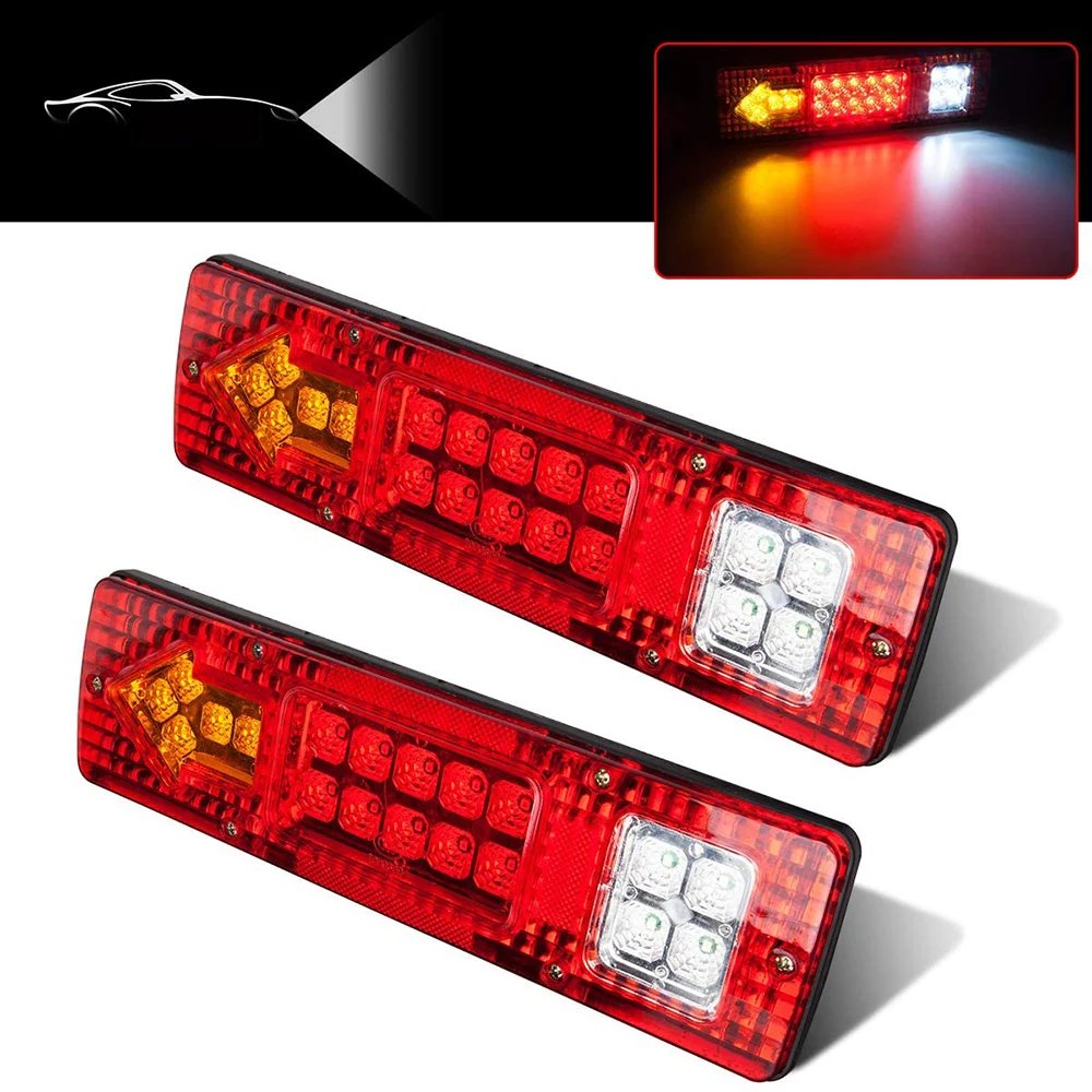 Car LED Tail Light Kits Waterproof 12V 24V Rear Turn Signal Lamp For RV Camper Trailer Truck Stop Light Boat Lighting
Car LED Tail Light Kits Waterproof 12V 24V Rear Turn Signal Lamp For RV Camper Trailer Truck Stop Light Boat Lighting