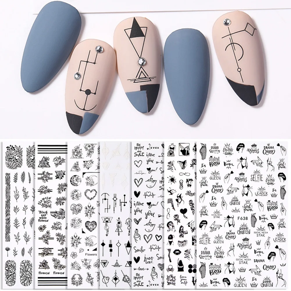 Water Nail Decals Adhesive Nail Stickers Flower Leaf Heart French Nails Paper Nail Art Decoration Manicure Tool
Water Nail Decals Adhesive Nail Stickers Flower Leaf Heart French Nails Paper Nail Art Decoration Manicure Tool