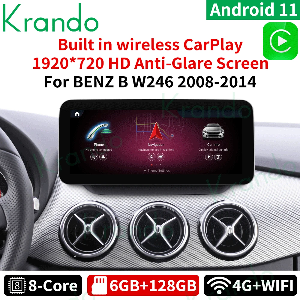 Автомагнитола Krando, 10,25 дюйма, Android 11, для BENZ B CLASS W246 2008-2020 DSP, мультимедийный плеер, автомобильная аудиосистема, GPS, беспроводная carplay, 6 + 128 ГБ
Автомагнитола Krando, 10,25 дюйма, Android 11, для BENZ B CLASS W246 2008-2020 DSP, мультимедийный плеер, автомобильная аудиосистема, GPS, беспроводная carplay, 6 + 128 ГБ