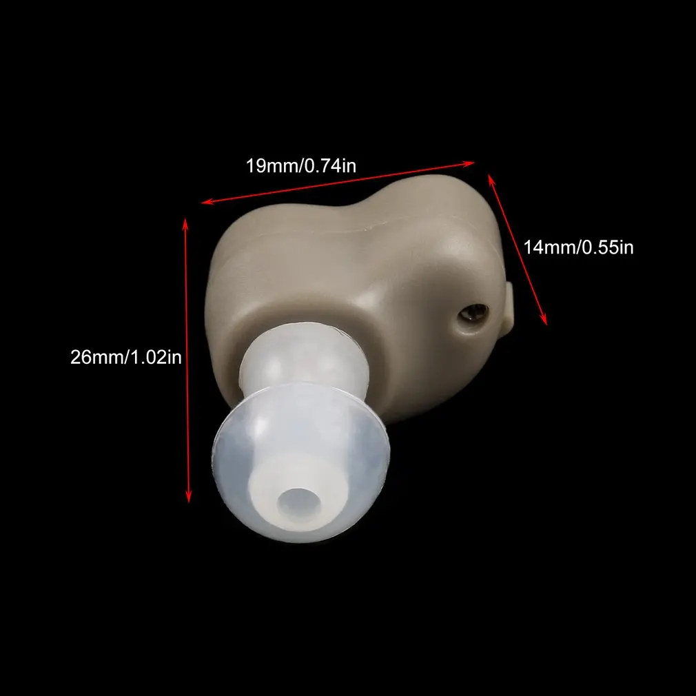 Portable Mini Hearing Aid Sound Amplifier In the Ear Tone Volume Adjustable Hearing Aids Ear Care For the elderly deaf 
Portable Mini Hearing Aid Sound Amplifier In the Ear Tone Volume Adjustable Hearing Aids Ear Care For the elderly deaf