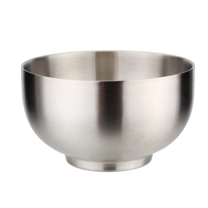 304 Double-Insulated Stainless Steel Mixing Bowl Home Adult Children Drop Resistance Baby Rice Bowl Of Soup Bowl
304 Double-Insulated Stainless Steel Mixing Bowl Home Adult Children Drop Resistance Baby Rice Bowl Of Soup Bowl