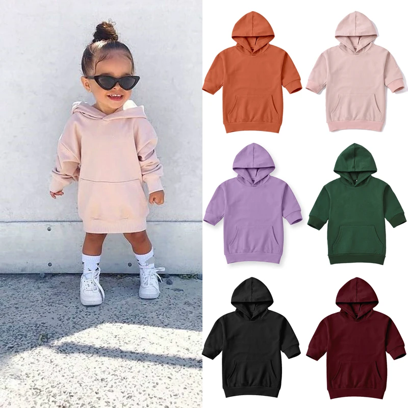 VOGUEON 2021 Autumn Fashion Kids Girls Hoodies Dress Outfits 1-4Y Solid Long Sleeve Pullover Pocket Long Length Straight Dress
VOGUEON 2021 Autumn Fashion Kids Girls Hoodies Dress Outfits 1-4Y Solid Long Sleeve Pullover Pocket Long Length Straight Dress
