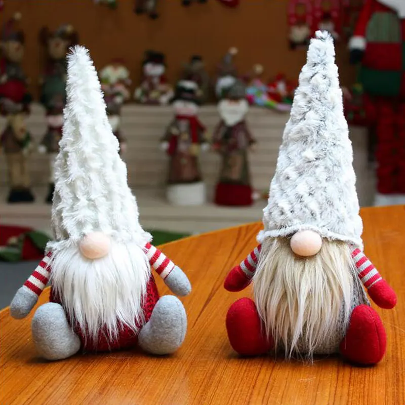 

Новогодний подарок, рождественские куклы Санта-Клаус, снеговик, лось, украшения для рождественской елки, украшения, Рождественская игрушка,...