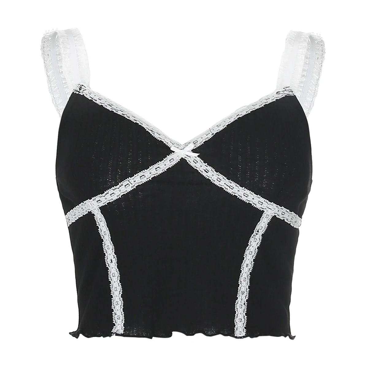 Patchwork Lace Tank Tops Summer Women Crop Top Spaghetti Straps Camis Casual Cropped Tops 2020 New Fashion Streetwear
Patchwork Lace Tank Tops Summer Women Crop Top Spaghetti Straps Camis Casual Cropped Tops 2020 New Fashion Streetwear