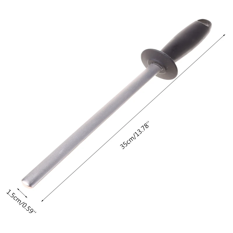 Diamond Knife Sharpener Oval 10 inch Professional Chef Sharpener Knife Sharpening Rod with ABS Handle
Diamond Knife Sharpener Oval 10 inch Professional Chef Sharpener Knife Sharpening Rod with ABS Handle