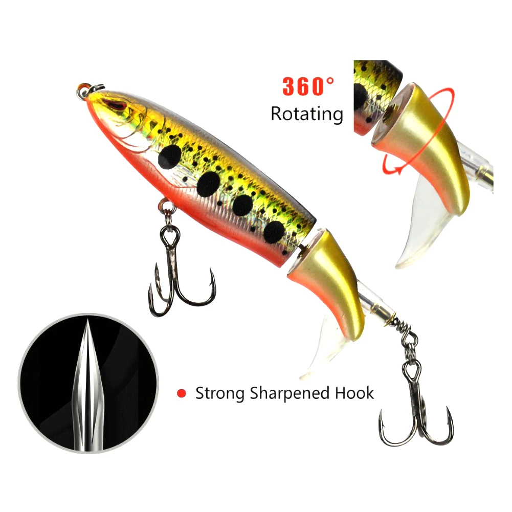 Minnow Fishing Lure Spiral Tractor Bait 13g/10cm Hard Bait Floating Water Crash Water Wave Climbing Outdoor Fishing Fake Bait
Minnow Fishing Lure Spiral Tractor Bait 13g/10cm Hard Bait Floating Water Crash Water Wave Climbing Outdoor Fishing Fake Bait