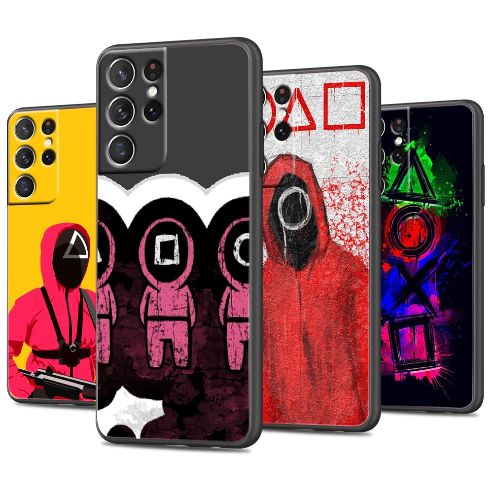Hot squid game For Samsung Galaxy S22 S21 Ultra S20 FE Lite S10 S9 S8 Plus 5G Silicone Soft Black Phone Case
Hot squid game For Samsung Galaxy S22 S21 Ultra S20 FE Lite S10 S9 S8 Plus 5G Silicone Soft Black Phone Case
