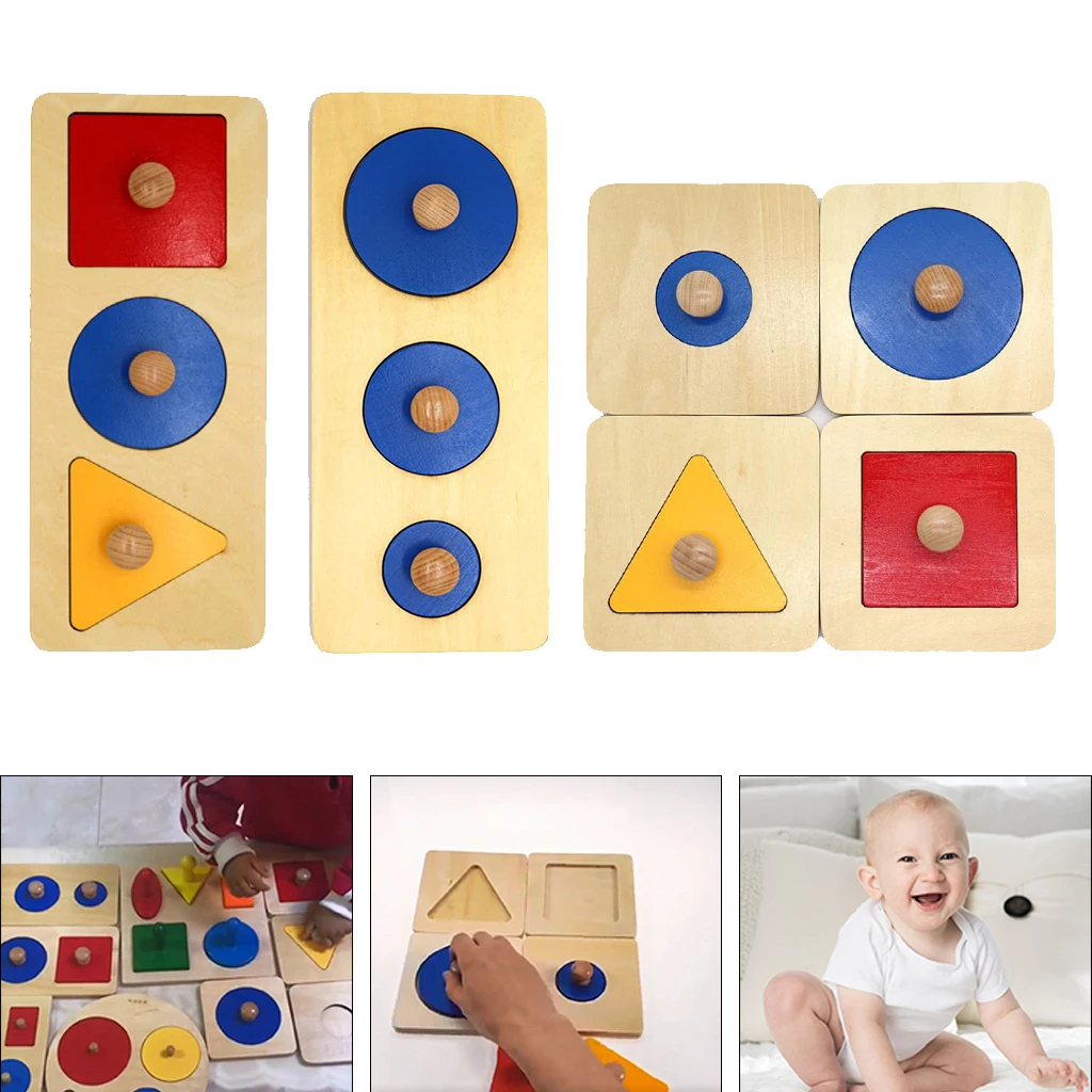 Baby Montessori Learning Board Toy Natural Wood Multiple Shapes Multiple Circle Square Triangle Learning Educational Toy
Baby Montessori Learning Board Toy Natural Wood Multiple Shapes Multiple Circle Square Triangle Learning Educational Toy