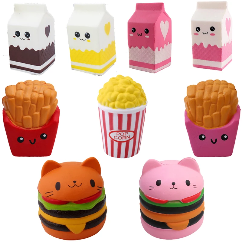 

Kawaii Jumbo Chocolate Biscuits Cheese Cute Squishy Slow Rising Squeeze Squishies Toy Scented Stress Relief Toys Gift for Kids