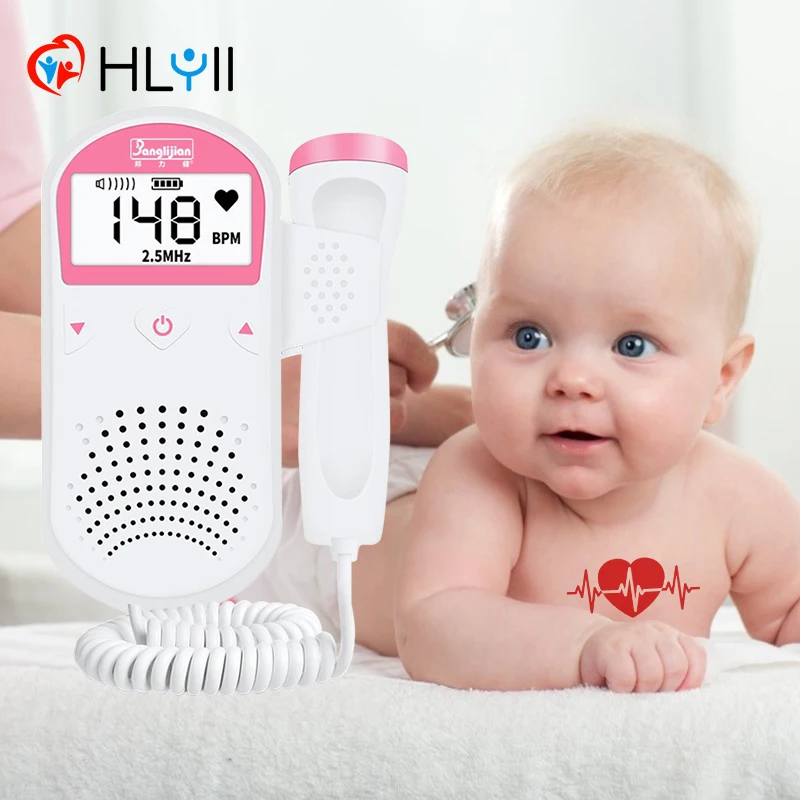 Fetal Doppler 2.5MHz Prenatal Baby Heart Rate Detector Home Pregnancy Baby Monitor Portable Fetal Sound Ultrasound Detector
Fetal Doppler 2.5MHz Prenatal Baby Heart Rate Detector Home Pregnancy Baby Monitor Portable Fetal Sound Ultrasound Detector