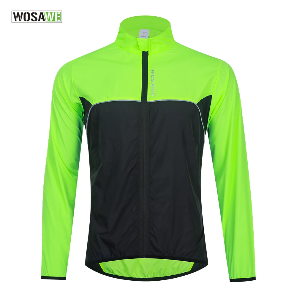 WOSAWE Men's Cycling Windbreaker Jacket Lightweight Windproof Reflective Bicicleta De Montaña Hiking Running Long Sleeve Jersey
WOSAWE Men's Cycling Windbreaker Jacket Lightweight Windproof Reflective Bicicleta De Montaña Hiking Running Long Sleeve Jersey