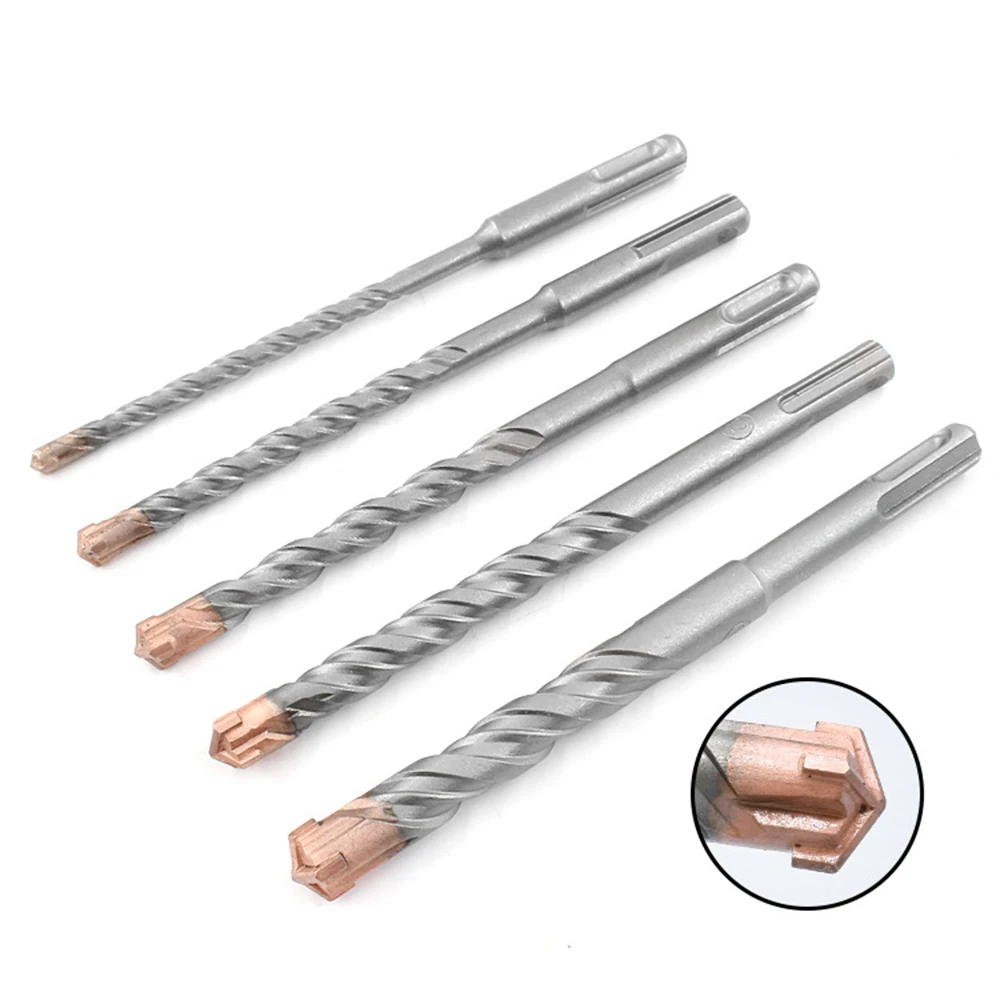 5Pcs Tungsten Steel Electric Hammer Concrete Drill Bit Round Shank Cross Impact HSS Hard Drilling for Electric Drills Cutting
5Pcs Tungsten Steel Electric Hammer Concrete Drill Bit Round Shank Cross Impact HSS Hard Drilling for Electric Drills Cutting