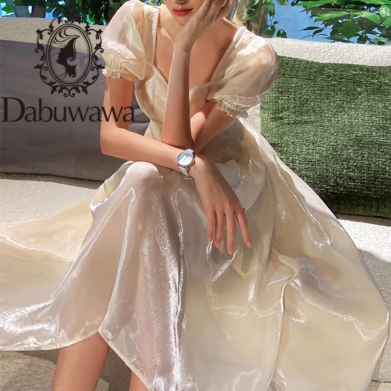 Dabuwawa Exclusive Sweet Fit and Flare Dress Women Square Neck Puff Sleeve Button Pleated Front Long Dress Ladies DO1BDR104
Dabuwawa Exclusive Sweet Fit and Flare Dress Women Square Neck Puff Sleeve Button Pleated Front Long Dress Ladies DO1BDR104