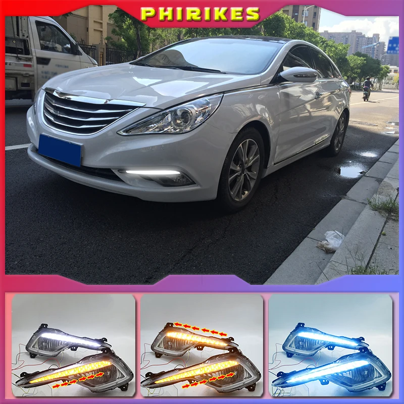 2pcs Driving DRL Daytime Running Light fog lamp Relay LED Daylight car style for Hyundai Sonata 8 2013 2014
2pcs Driving DRL Daytime Running Light fog lamp Relay LED Daylight car style for Hyundai Sonata 8 2013 2014