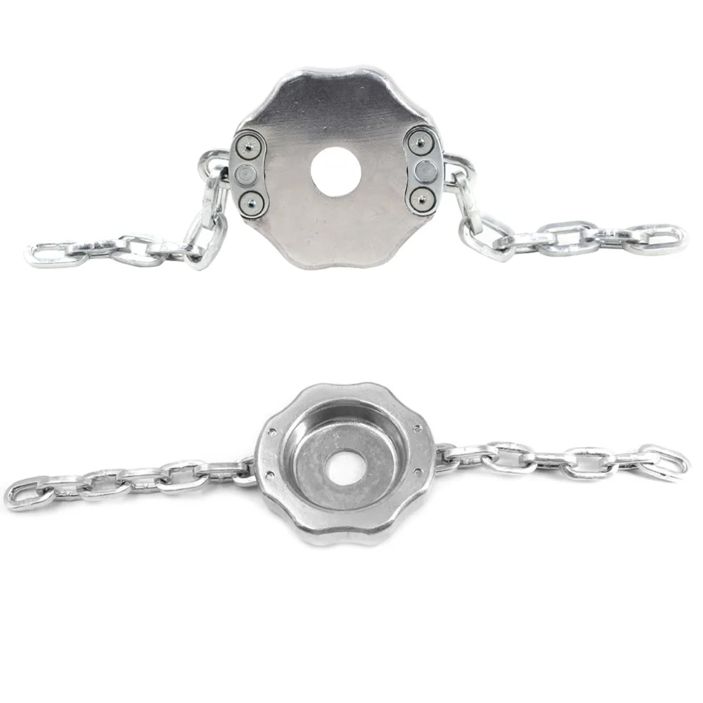 Chain Grass Trimmer Head Hay Mower Head Metal Field Mower Head for Outdoor (Silver)
Chain Grass Trimmer Head Hay Mower Head Metal Field Mower Head for Outdoor (Silver)