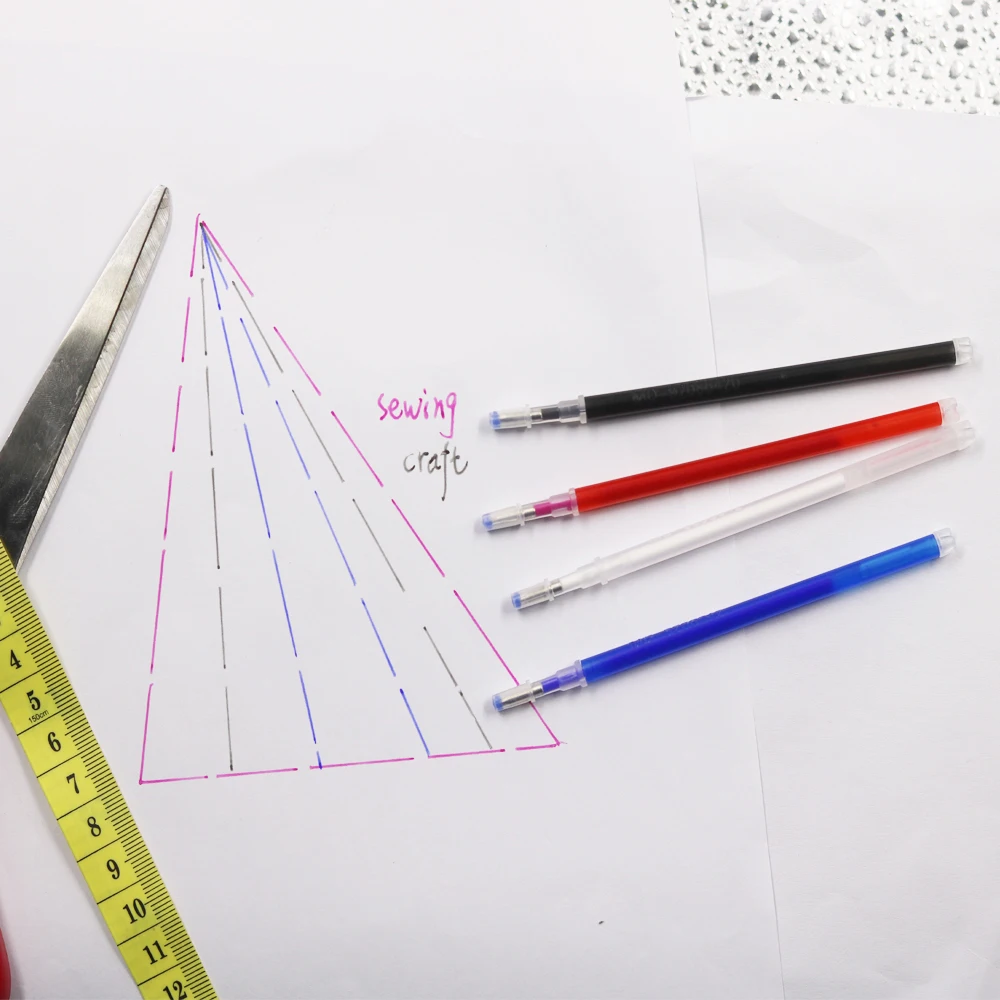 FLRHSJX 10Pcs Heat Erasable Fabric Pens Temperature Disappearing Ink Fabric Marker Pen for Dressmaking Embroidery Sewing Tools
FLRHSJX 10Pcs Heat Erasable Fabric Pens Temperature Disappearing Ink Fabric Marker Pen for Dressmaking Embroidery Sewing Tools