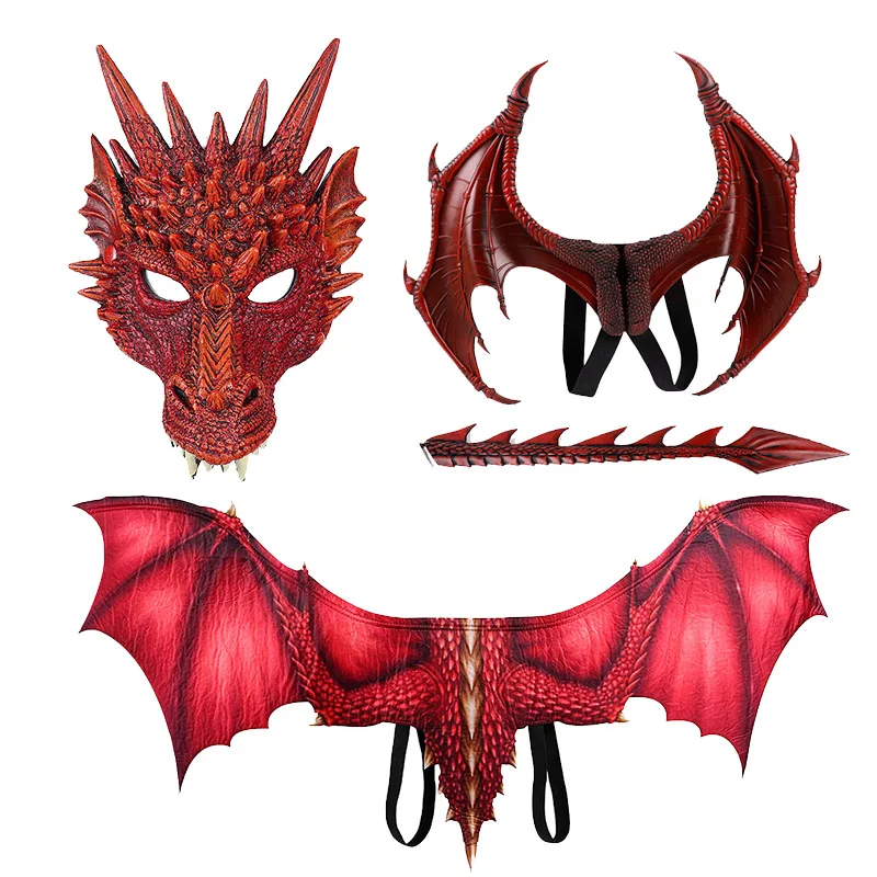 Halloween Gift 3D Dragon Wings Carnival Party Kids Adult Cosplay Decoration Set Wing and Tail Dragon Props Costume
Halloween Gift 3D Dragon Wings Carnival Party Kids Adult Cosplay Decoration Set Wing and Tail Dragon Props Costume