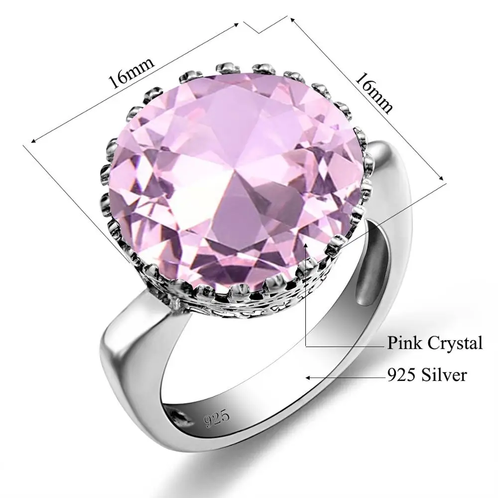 TOP JEWELLRY GENUINE 925 STERLING SILVER RINGS TRENDY GEMSTONE PINK CRYSTAL RING 925 CREATIVE LUXURY FINE JEWELRY FOR WOMEN
TOP JEWELLRY GENUINE 925 STERLING SILVER RINGS TRENDY GEMSTONE PINK CRYSTAL RING 925 CREATIVE LUXURY FINE JEWELRY FOR WOMEN