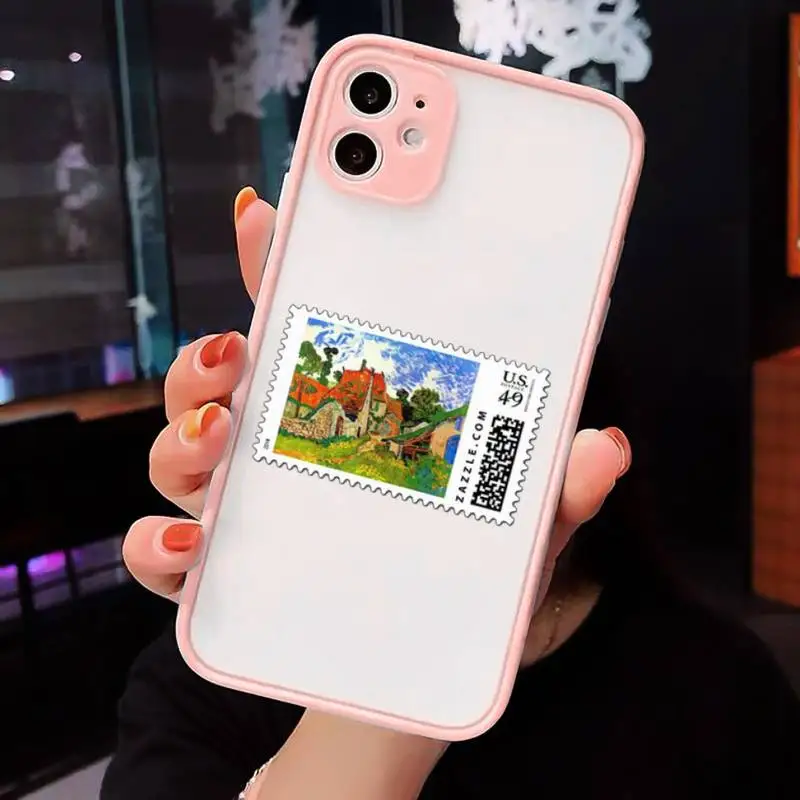 stamp Phone Cases Matte transparent For Pink iPhone 12 Mini 11 Pro XR XS Max 7 8 Plus X Back Cover
stamp Phone Cases Matte transparent For Pink iPhone 12 Mini 11 Pro XR XS Max 7 8 Plus X Back Cover