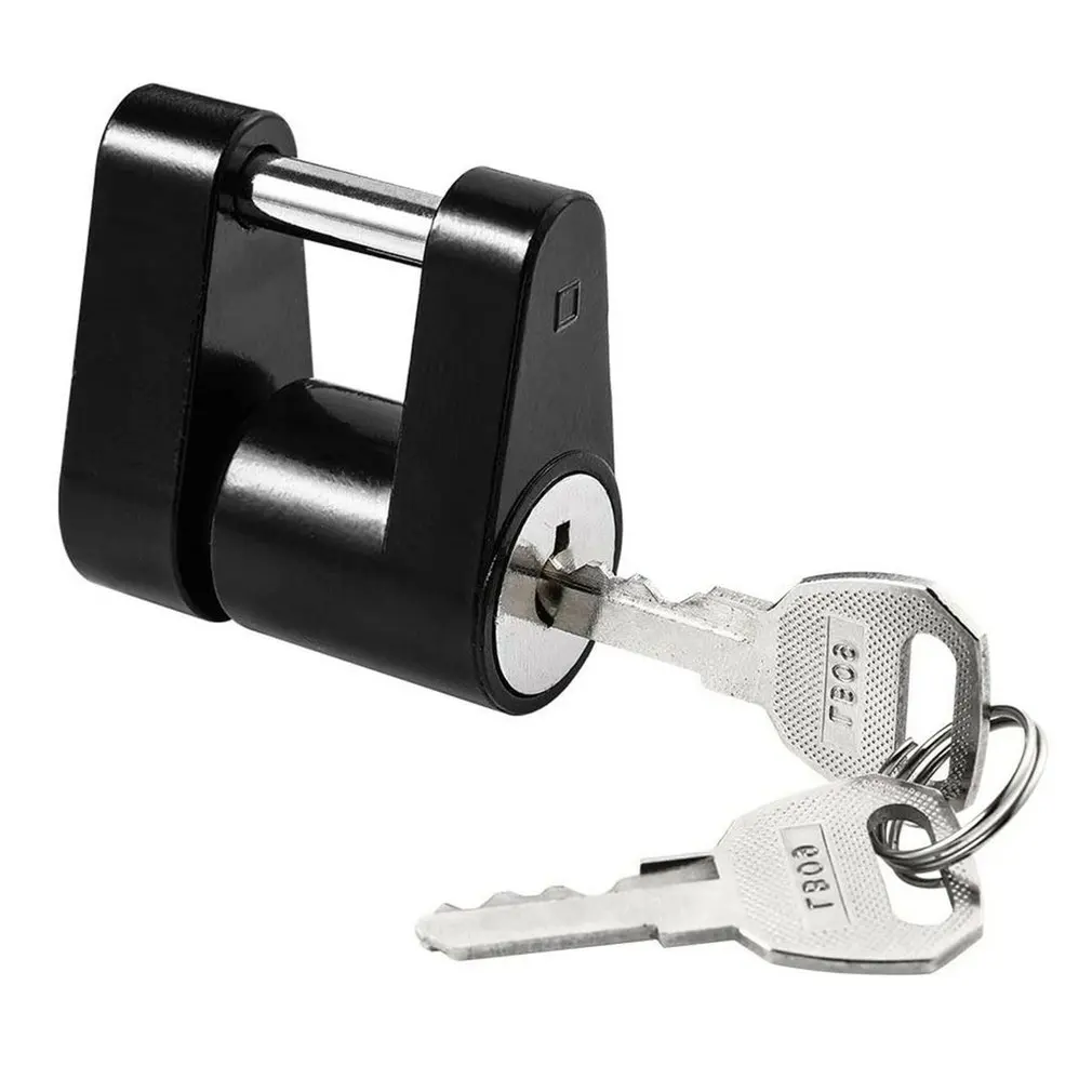 Anti-theft Trailer Hitch Lock 1/4 Inch Small Trailer Lock Trailer Coupler Padlock Safety Guard For Tugboat RV Truck Car
Anti-theft Trailer Hitch Lock 1/4 Inch Small Trailer Lock Trailer Coupler Padlock Safety Guard For Tugboat RV Truck Car